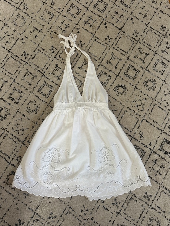 wild fable Dresses & Skirts - NWOT White Eyelet Halter Mini Dress